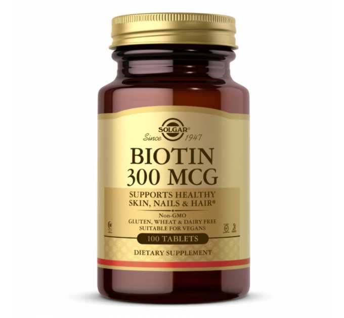 Biotin 300 mcg - 100 Tabs