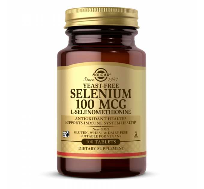 Selenium Yeast-Free 100mcg - 100 tabs