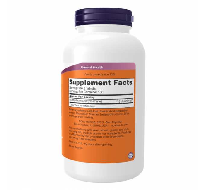 M.S.M 1500mg - 200 tabs
