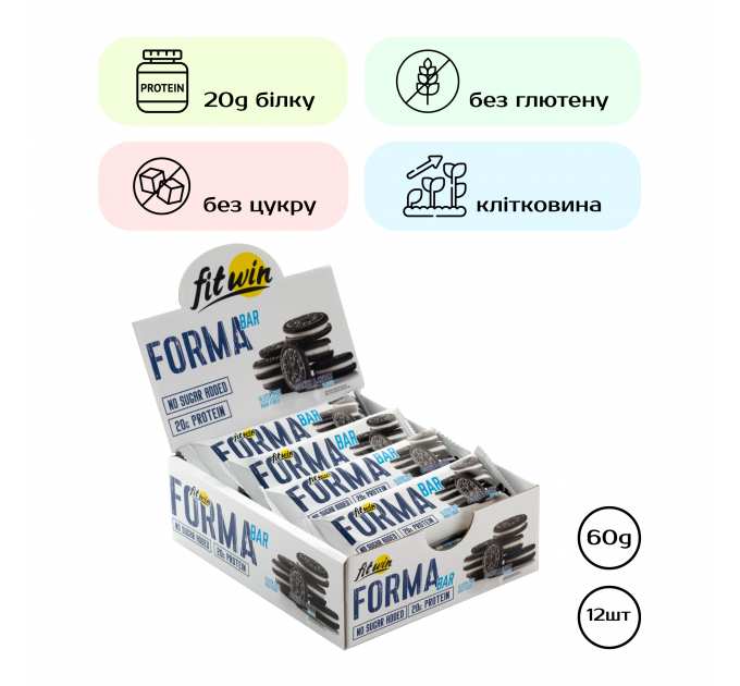 Forma Bar - 12x60g Cookies and Cream
