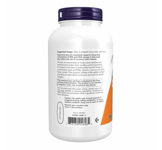 Omega-3 FO 1000mg 180/120 Fish Gelatin - 200 sgels
