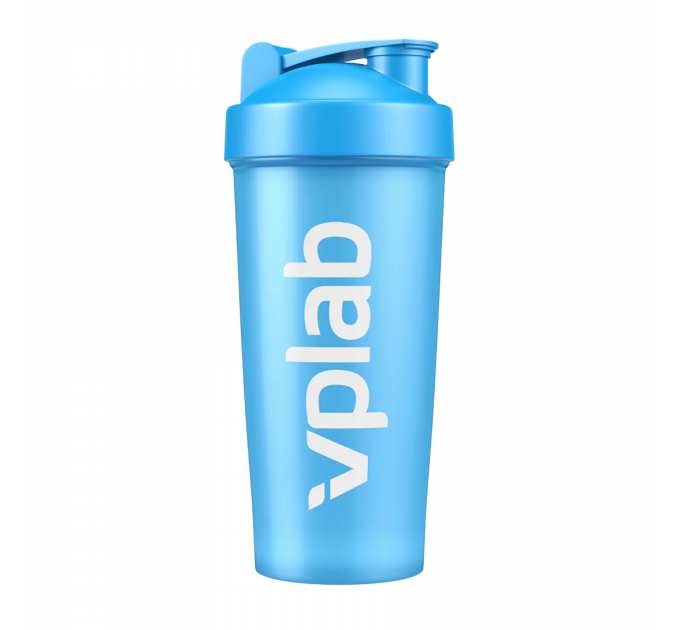 Shaker with blender ball - 700ml Cyan