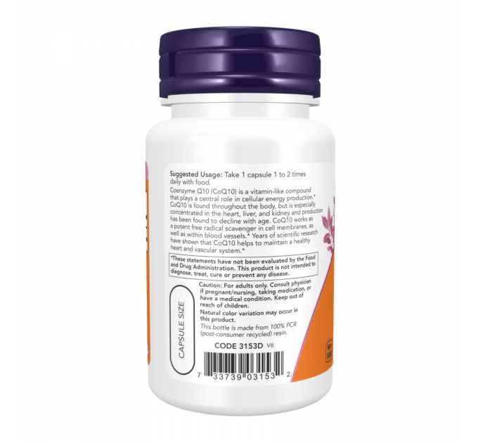 CoQ10 60mg - 180 vcaps