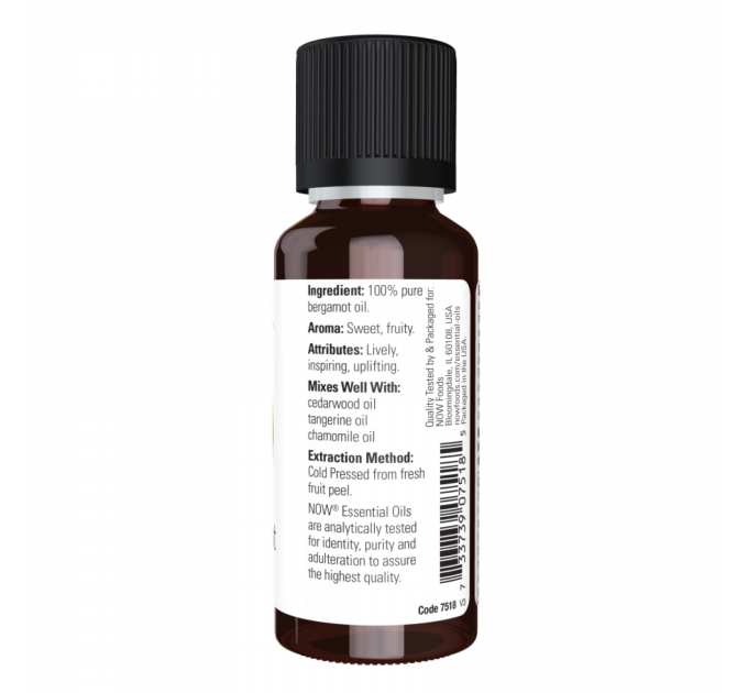 Bergamot Oil - 30ml (1fl.oz)