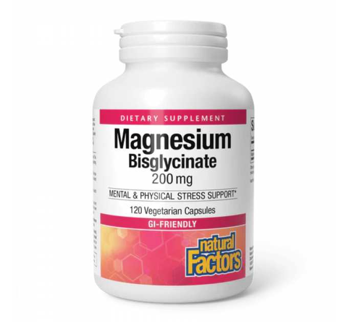 Magnesium Bisglycinate 200mg - 120 vcaps