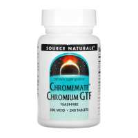 ChromeMate® Chromium GTF 200 mcg, Yeast Free - 240 tabs (Пошкоджена банка)