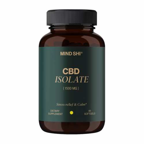 CBD Isolate 1500 mg - 60 softgels (Пошкоджена пломба)