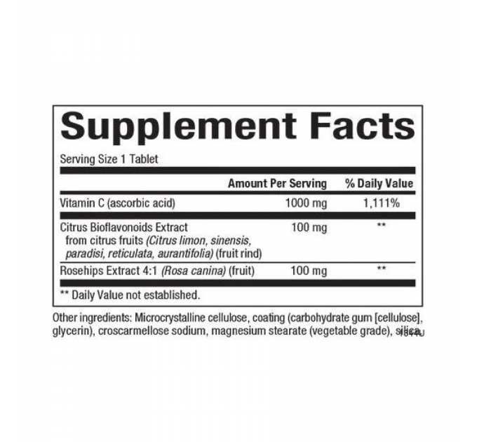 Vitamin C 1000mg - 90 tabs