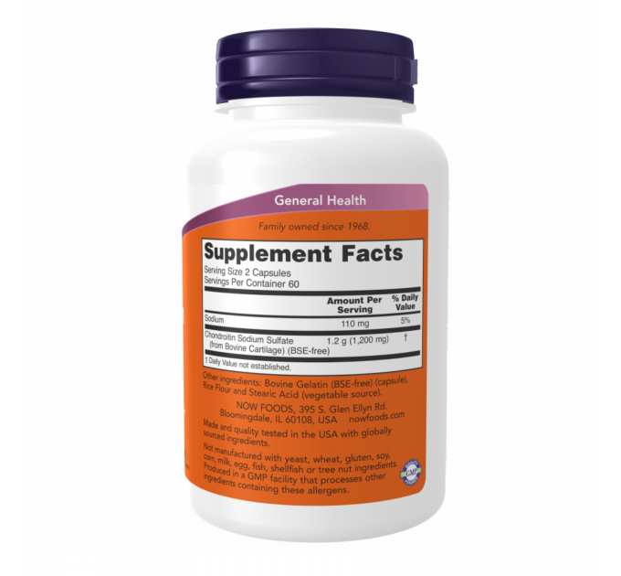 Chondroitin Sulfate 600mg - 120 caps