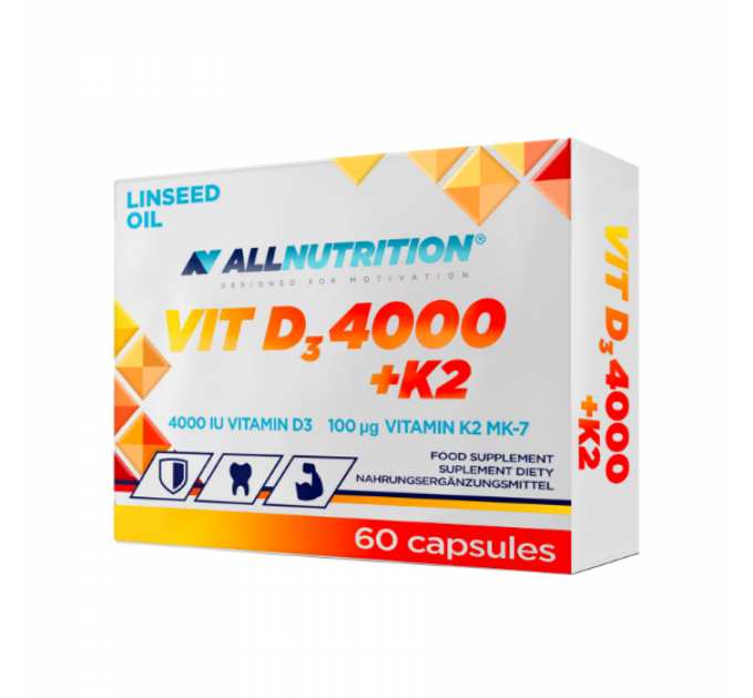 Vit D3 4000 + K2 - 60caps