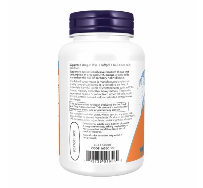 Omega-3 Enteric - 180 sgels