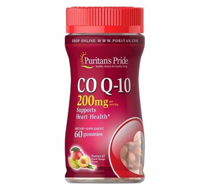 Q-Sorb Co Q-10 200mg Peach Mango Gummies - 60 Gummies
