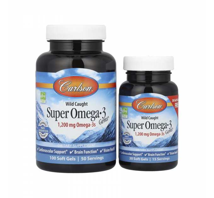 Super Omega-3 Gems 100+30 - 130 softgels
