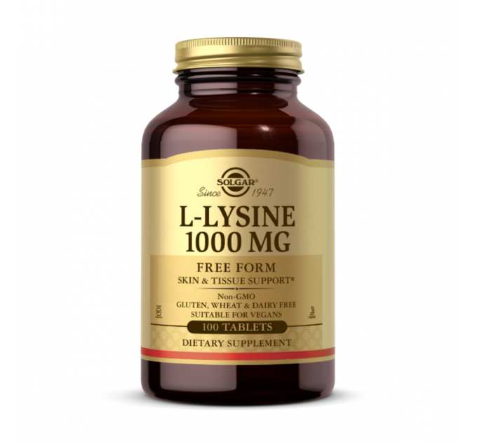 L-Lysine 1000mg - 100 tabs