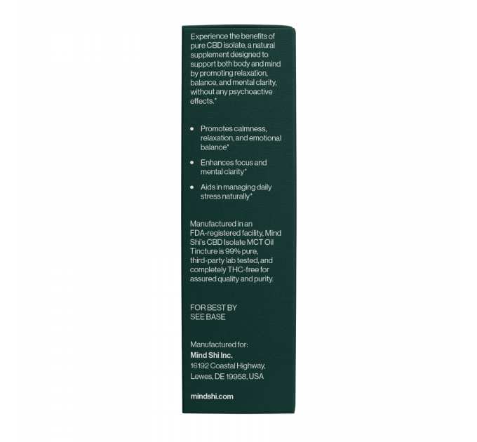CBD Oil Isolate 1000 mg Orange - 10 ml