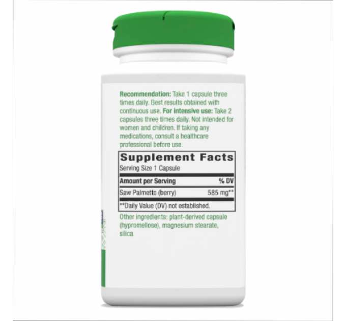 Saw Palmetto Berries - 100 vcaps