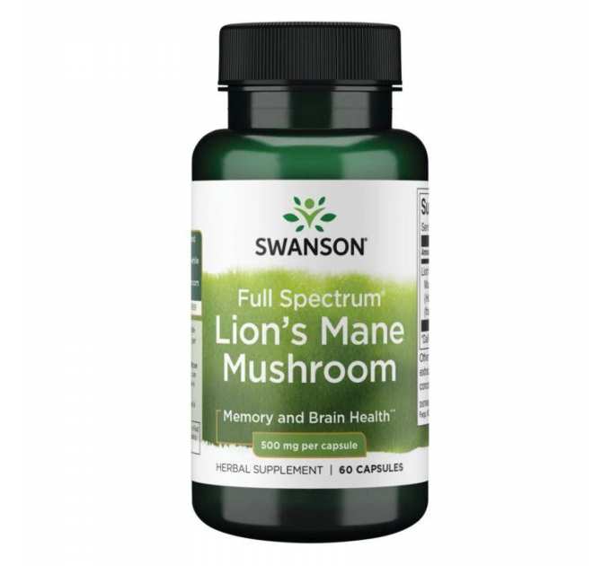 Lions Mane Mushroom 500mg - 60caps