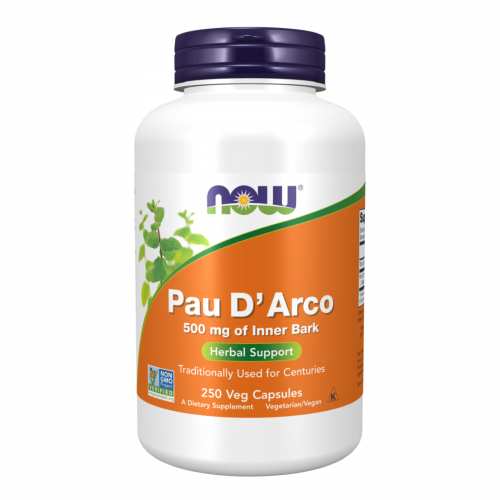 Pau D' Arco 500mg - 250 vcaps (Пошкоджена банка) Pau D' Arco 500mg - 250 vcaps (Пошкоджена банка)