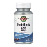 Pantothenic Acid Sustained Release 1000mg - 50 tabs