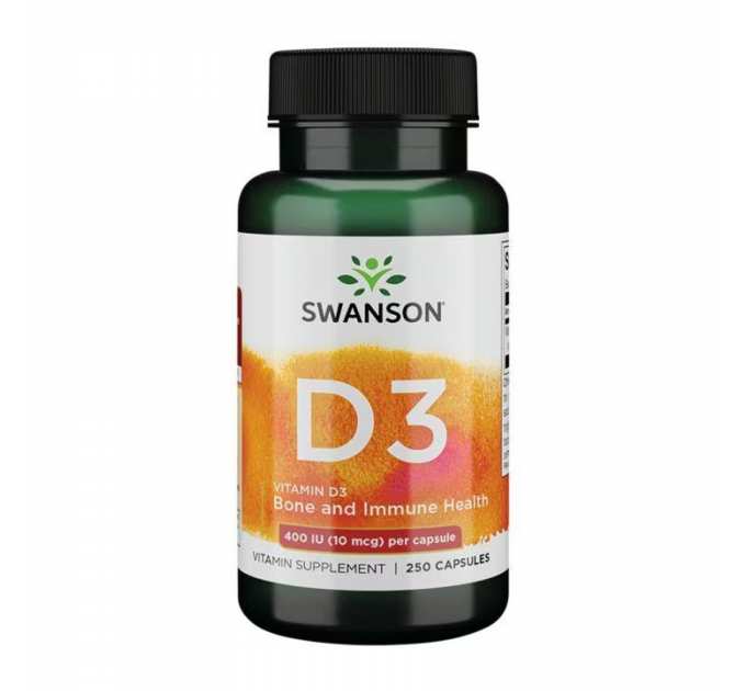 Vitamin D-3 400iu - 250caps