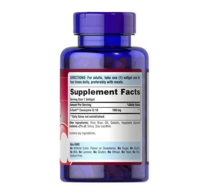 Q-SORB Co Q-10 100 mg - 240 Rapid Release Softgels
