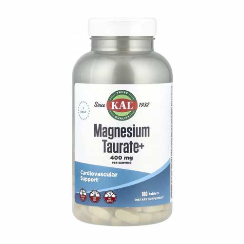 Magnesium Taurate 400mg - 180 tabs (Пошкоджена банка)