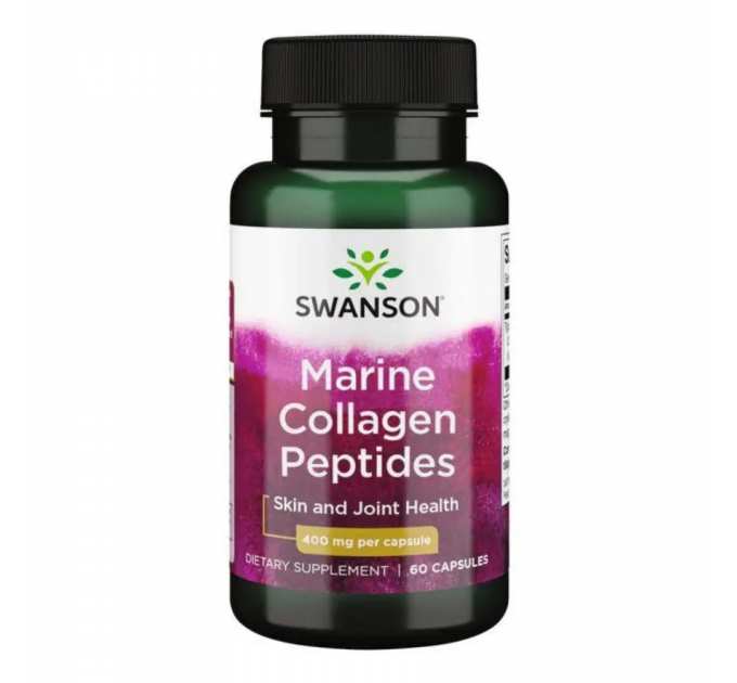 Type I Hydrolyzed Marine Collagen Peptides 400mg - 60 caps