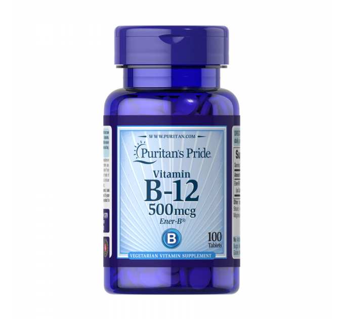 Vitamin B-12 500 mcg - 100 tabs