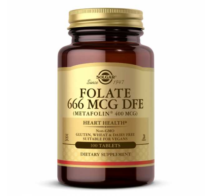 Folate 400 mcg (as Metafolin) - 100 Tabs