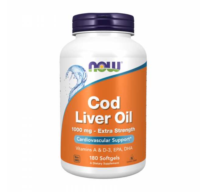 Cod Liver Oil 1000mg - 180 sgels