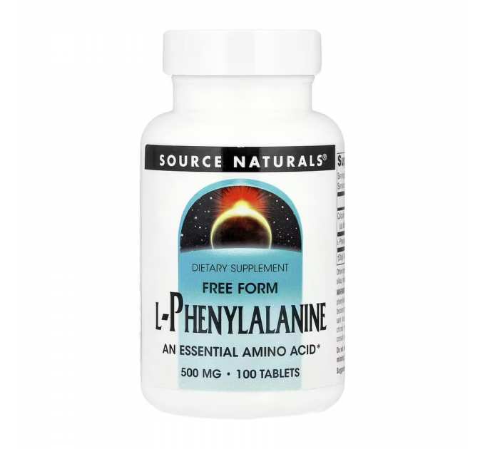 L-Phenylalanine 500mg - 100 tabs