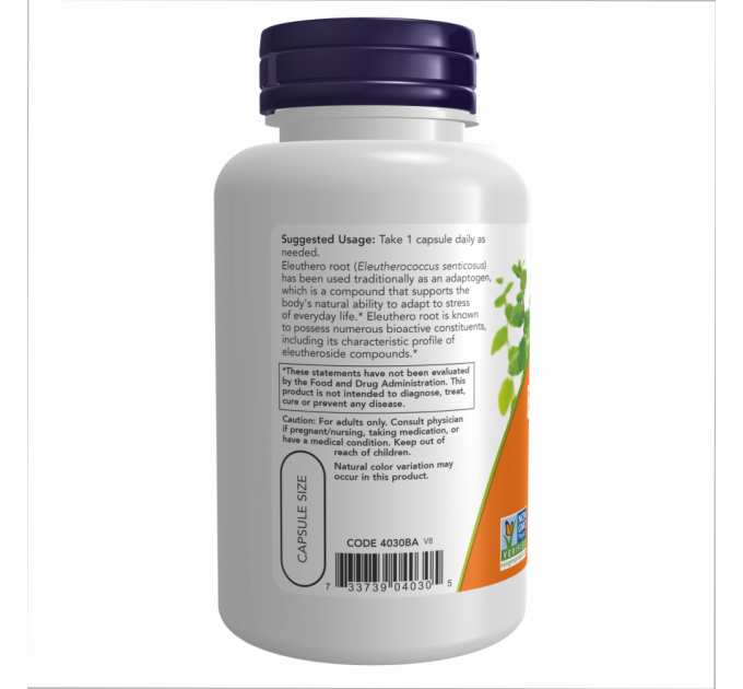 Eleuthero 500mg - 250 vcaps