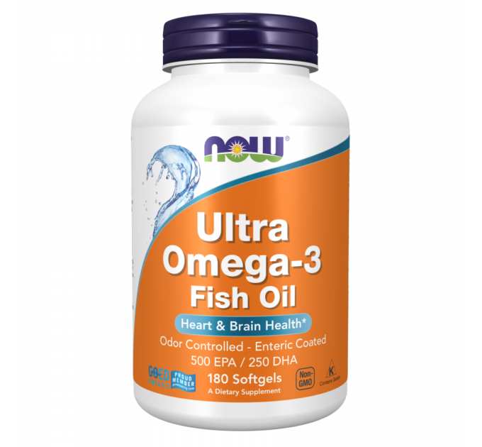Ultra Omega-3 Fish Oil - 180 Softgels