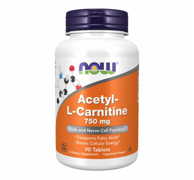 Acetyl L-Carnitine 750mg - 90 tabs