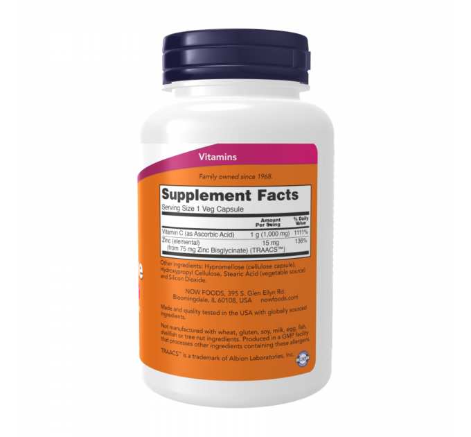 C-1000 Zinc Immune - 180 vcaps