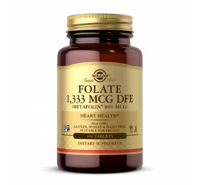 Folate 1,333 MCG DFE (Metafolin® 800 mcg) - 100 tabs