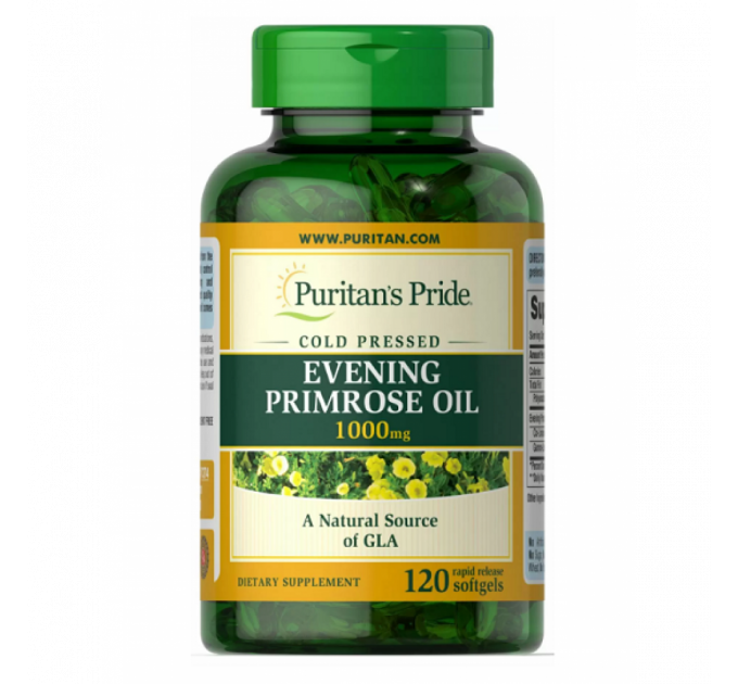 Evening Primrose Oil 1000 mg with GLA - 120 Softgels