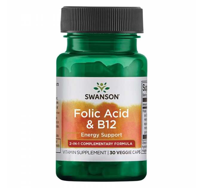 Folic Acid B12 - 30 vcaps