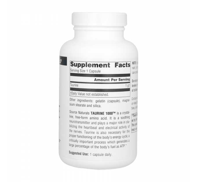 Taurine 1000™ 1000mg - 120 caps