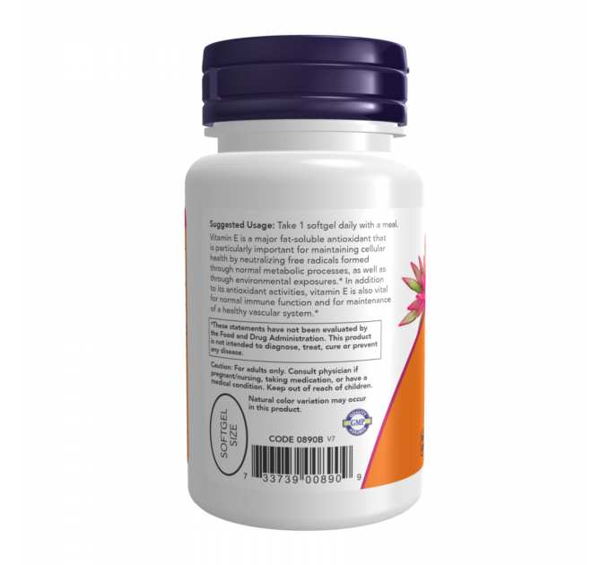 Vitamin E-400 With Mixed Tocopherols - 50 softgels
