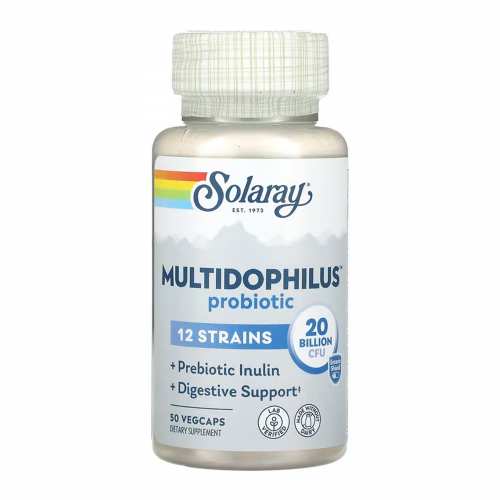 Multidophilus Probiotic 12 Strains - 50 vcapsv Multidophilus Probiotic 12 Strains - 50 vcapsv