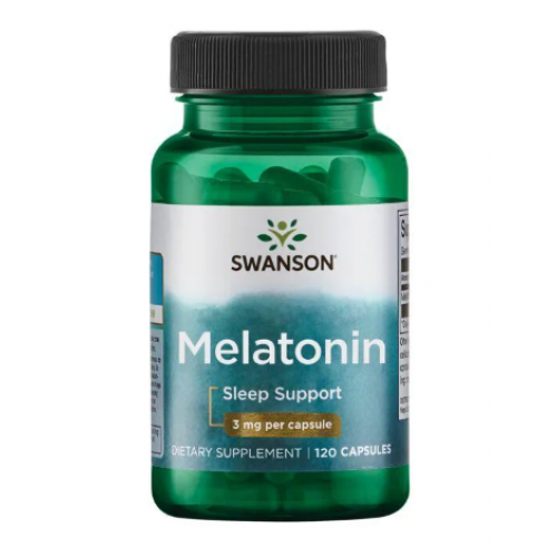 Melatonin 3 mg - 120 caps (Пошкоджена кришка) Melatonin 3 mg - 120 caps (Пошкоджена кришка)