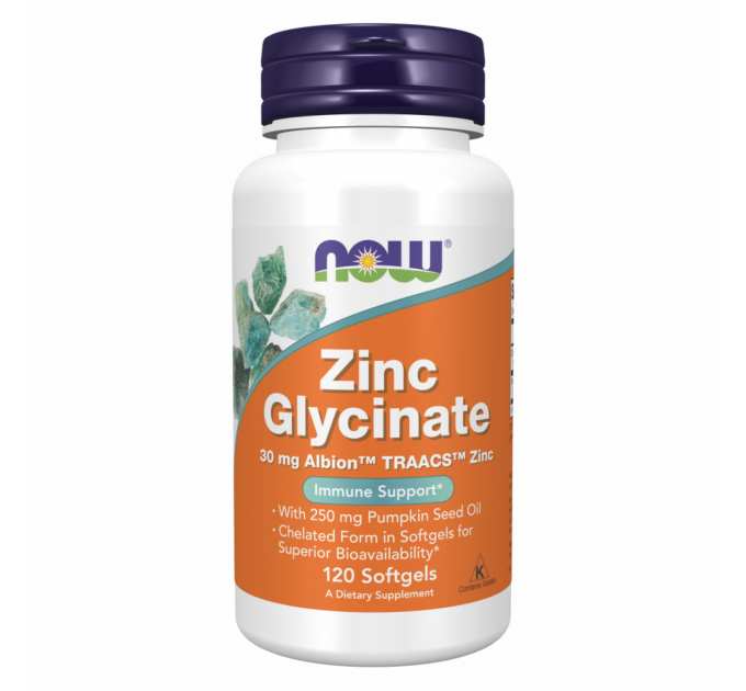 Zinc Glycinate 30mg - 120 sgels