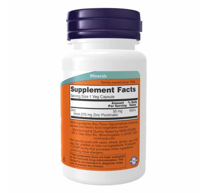 Zinc Picolinate 50 mg - 60 vcaps
