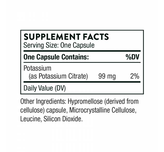 Potassium Citrate - 90 caps