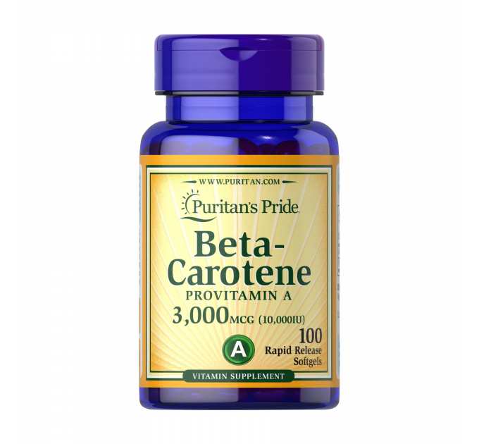 Beta-Carotene 10000 IU - 100 softgels