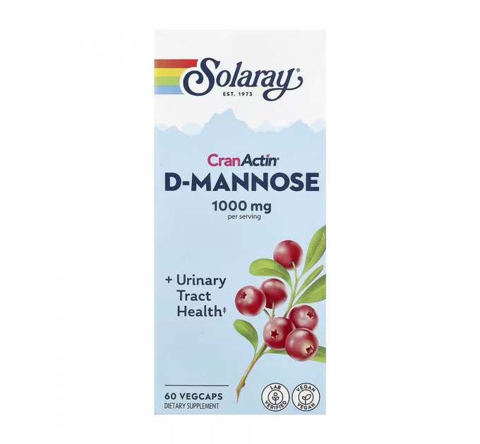 CranActin D-Mannose 1000mg - 60 vcaps