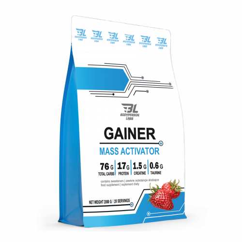 Gainer - 2000g Strawberry (Пошкоджена упаковка) Gainer - 2000g Strawberry (Пошкоджена упаковка)