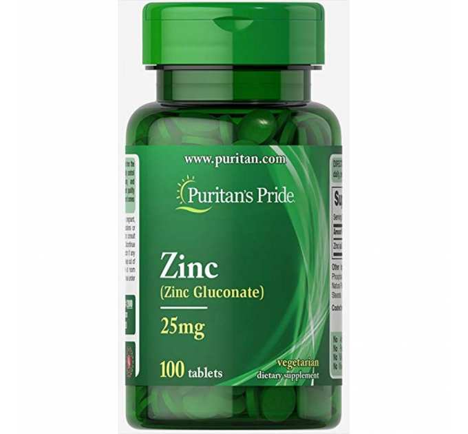 Zinc 25 mg - 100 tabs