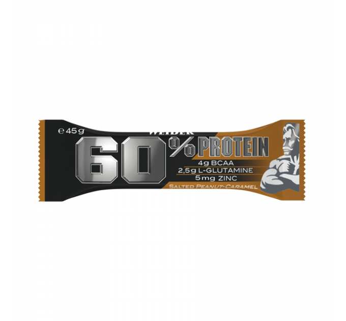 60% Protein Bar - 45g Peanut Salted Caramel
